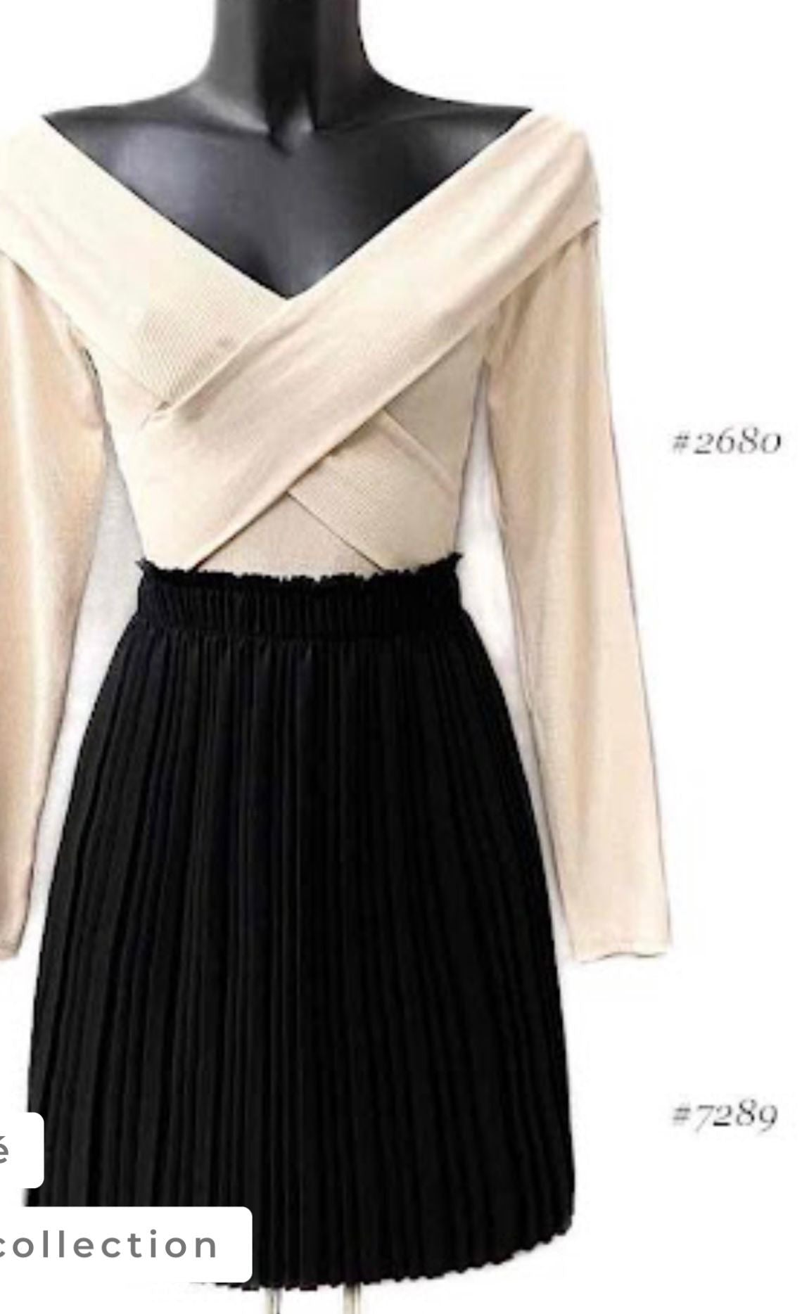 BLOUSE CROISÉE DES CHEMINS - L'autre mode