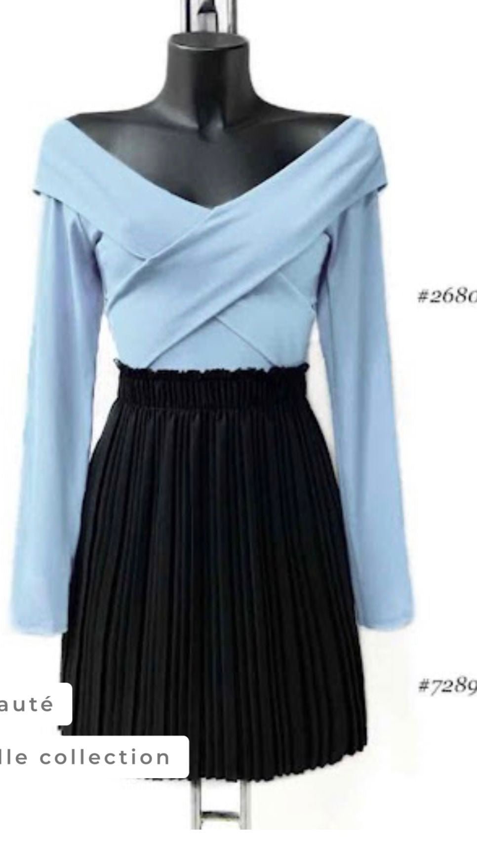 BLOUSE CROISÉE DES CHEMINS - L'autre mode