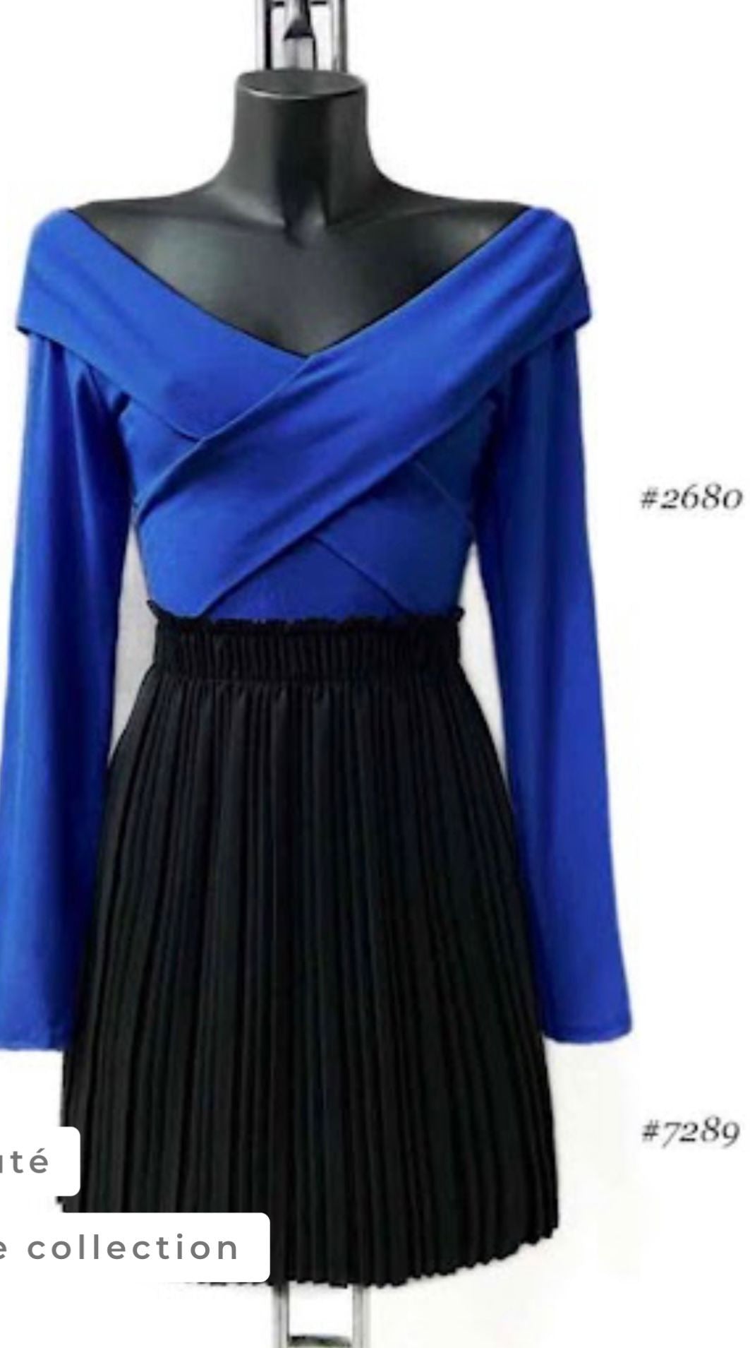 BLOUSE CROISÉE DES CHEMINS - L'autre mode