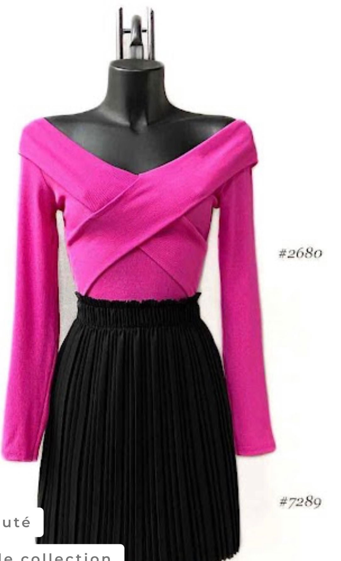 BLOUSE CROISÉE DES CHEMINS - L'autre mode