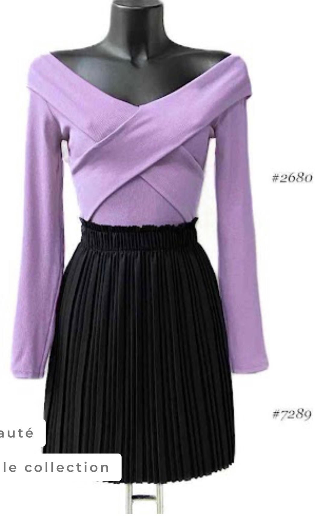 BLOUSE CROISÉE DES CHEMINS - L'autre mode