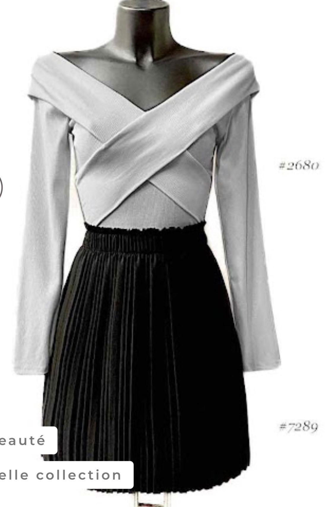 BLOUSE CROISÉE DES CHEMINS - L'autre mode