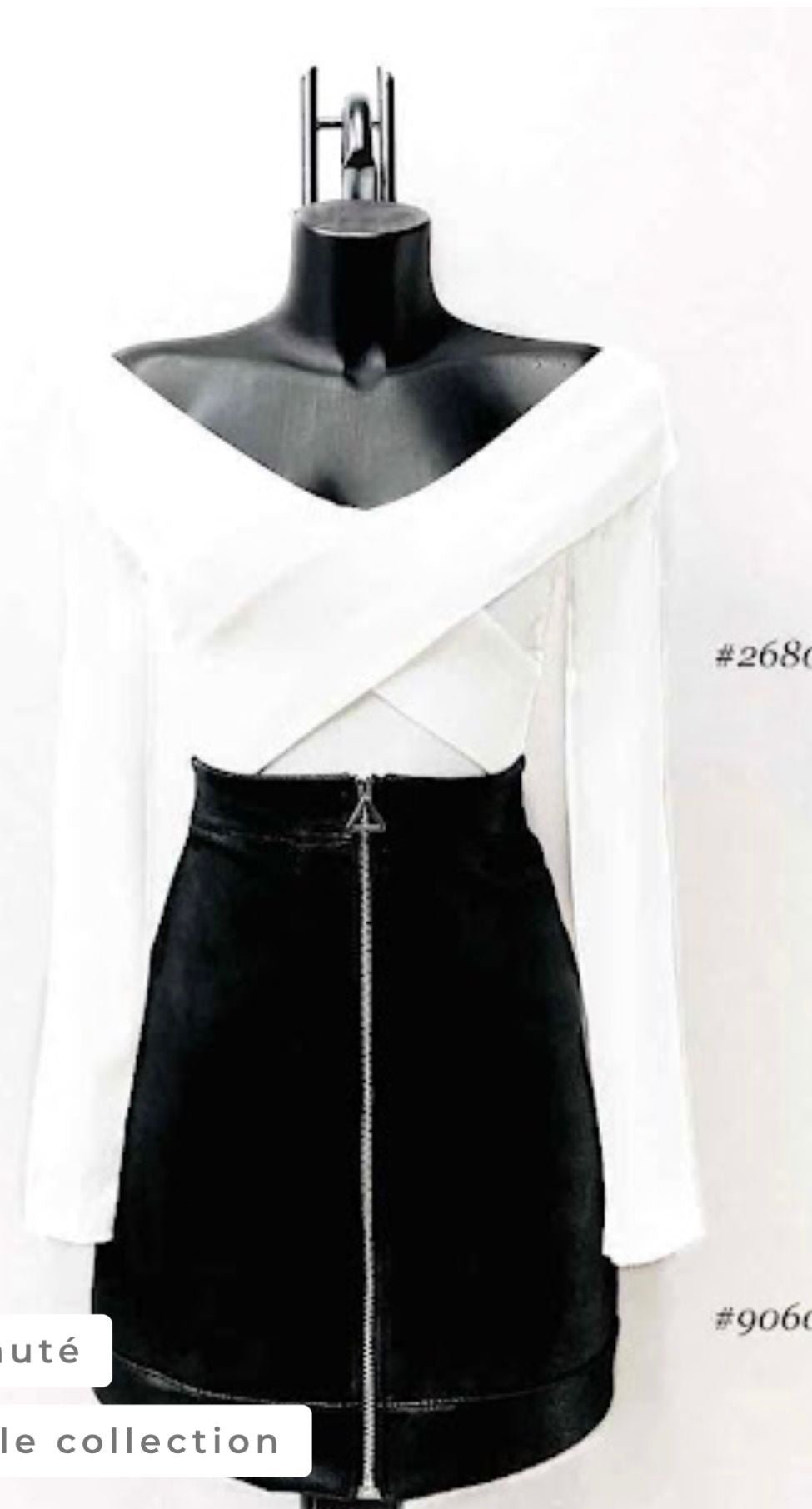 BLOUSE CROISÉE DES CHEMINS - L'autre mode