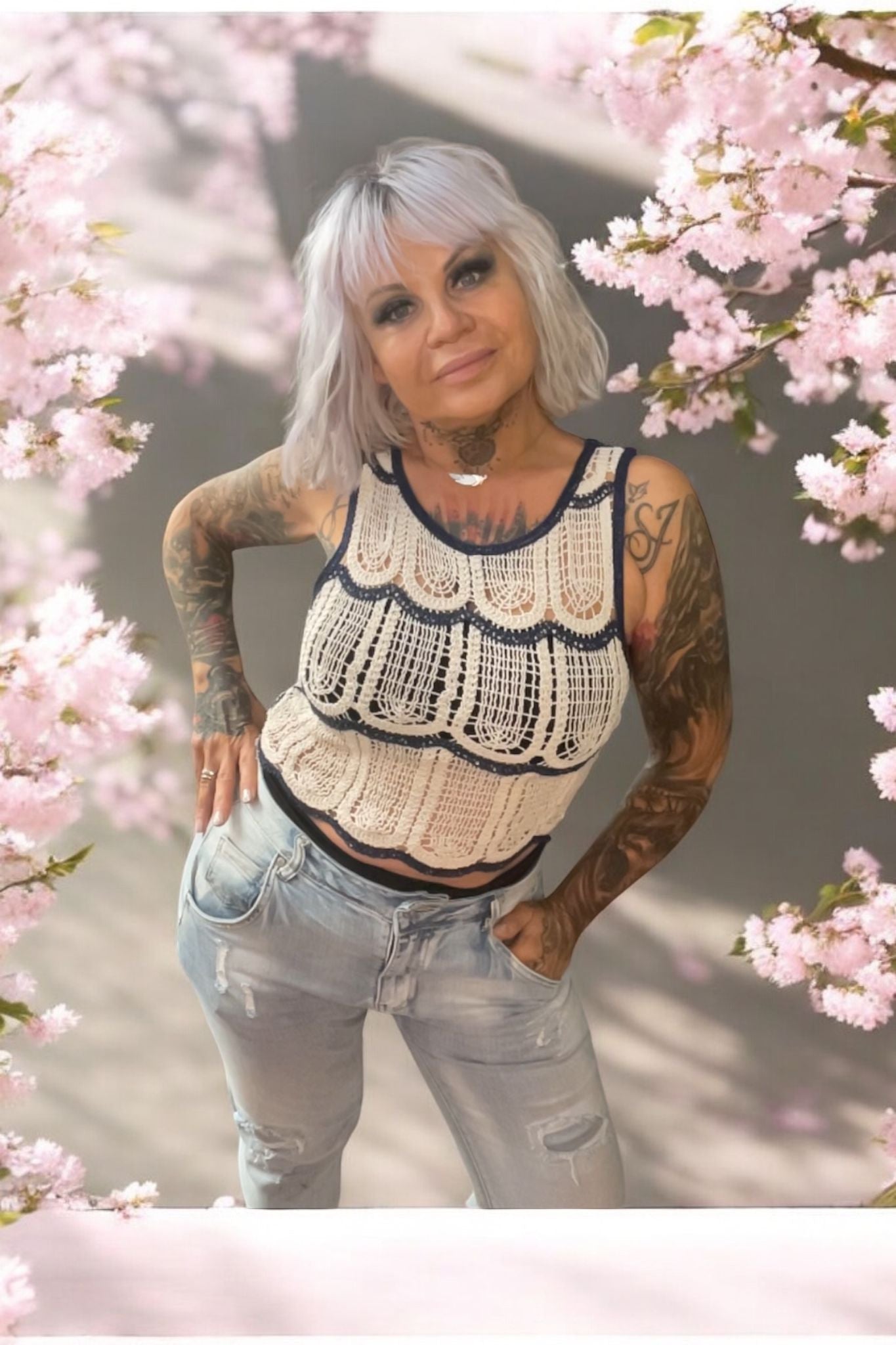 blouse débardeur coton - L'autre mode