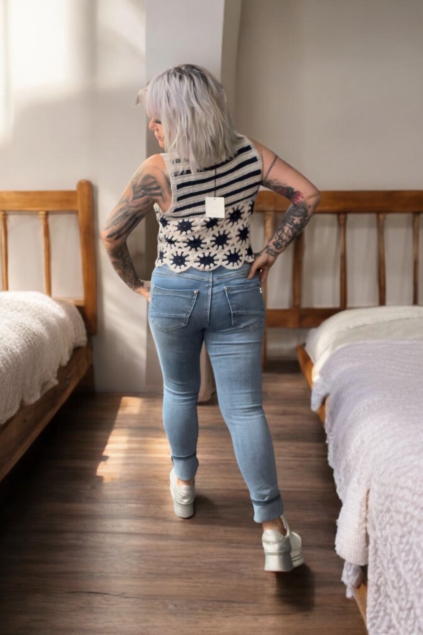 blouse débardeur coton - L'autre mode