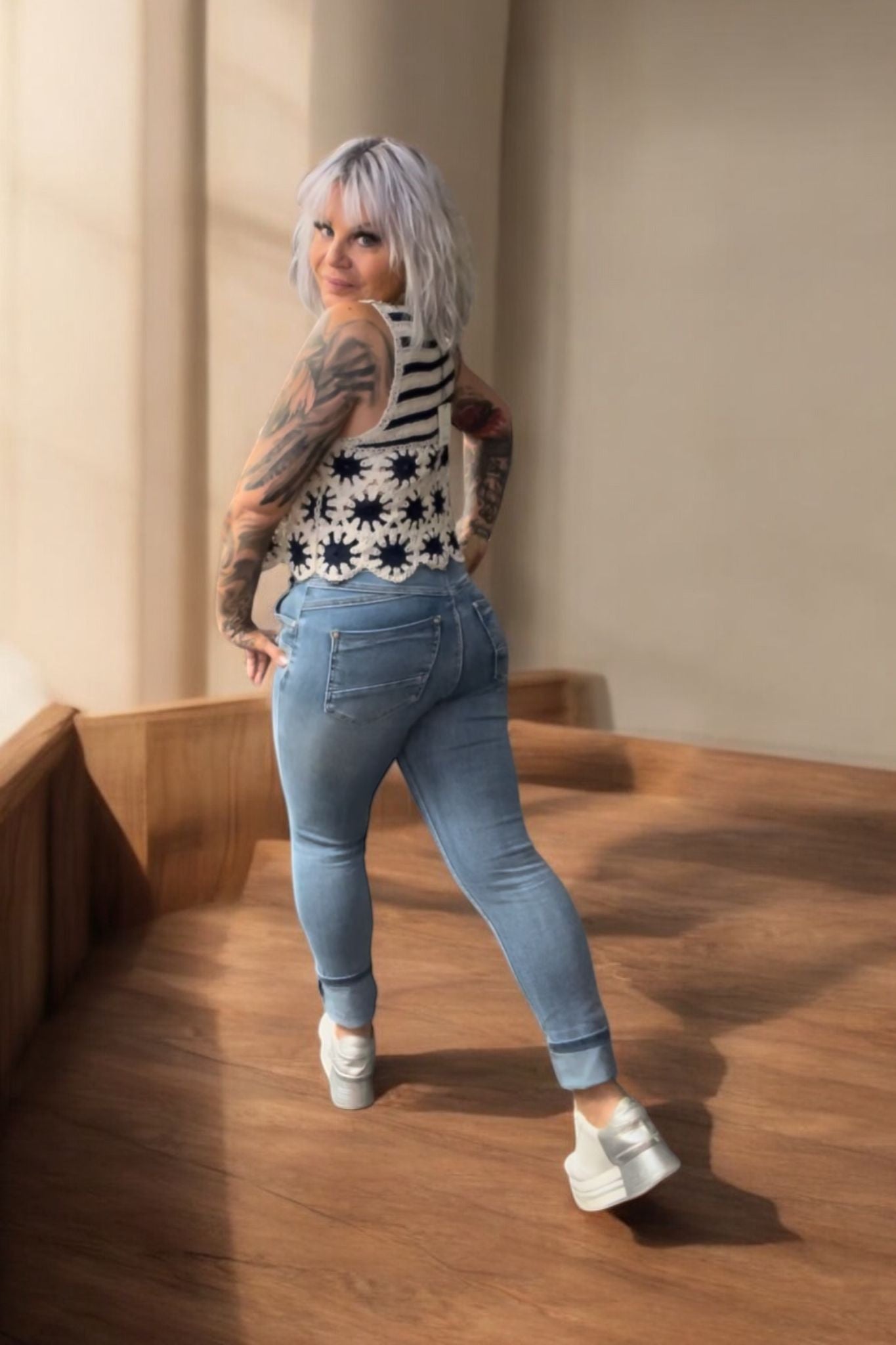 blouse débardeur coton - L'autre mode