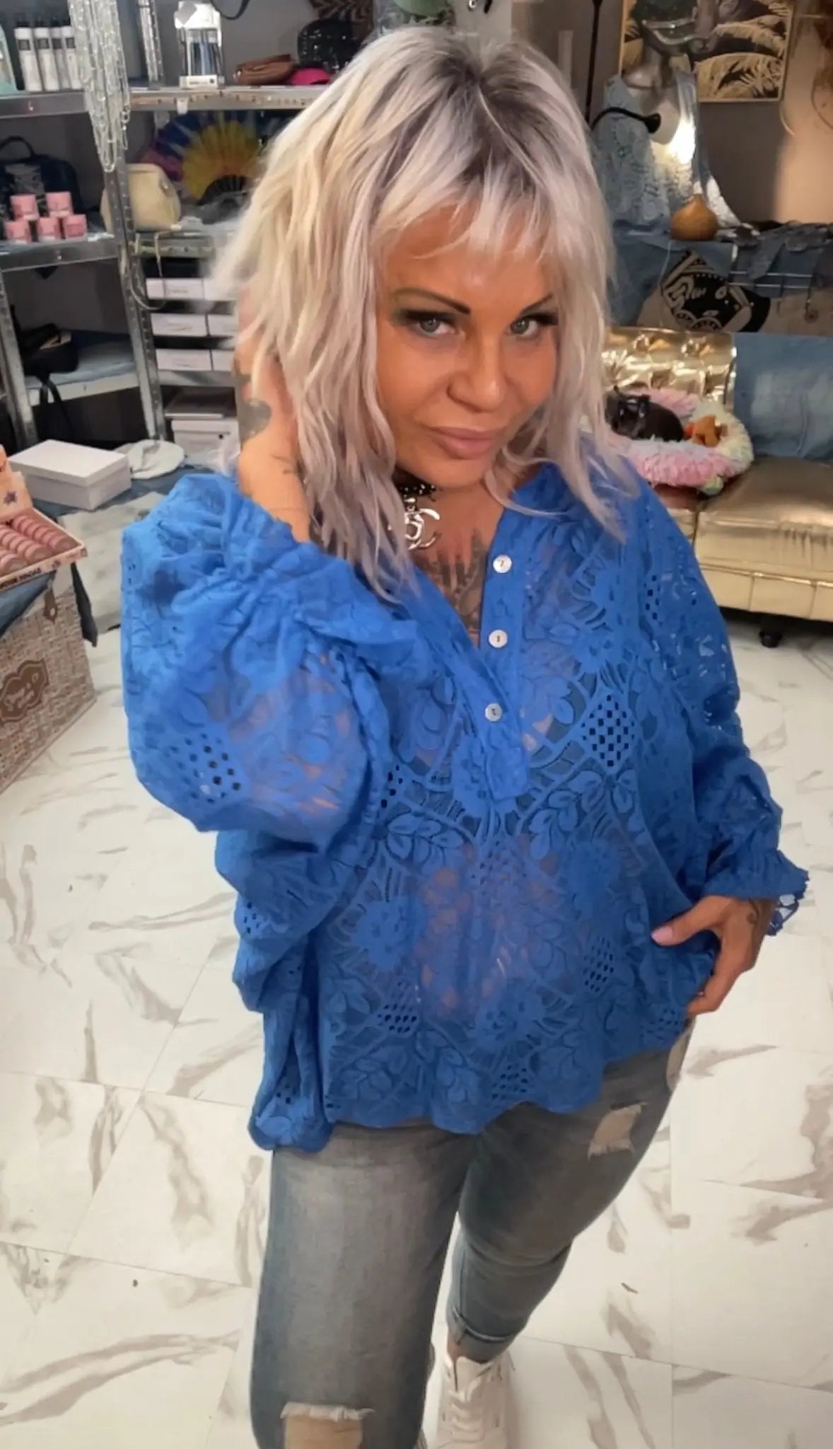 Blouse dentelle - L'autre mode