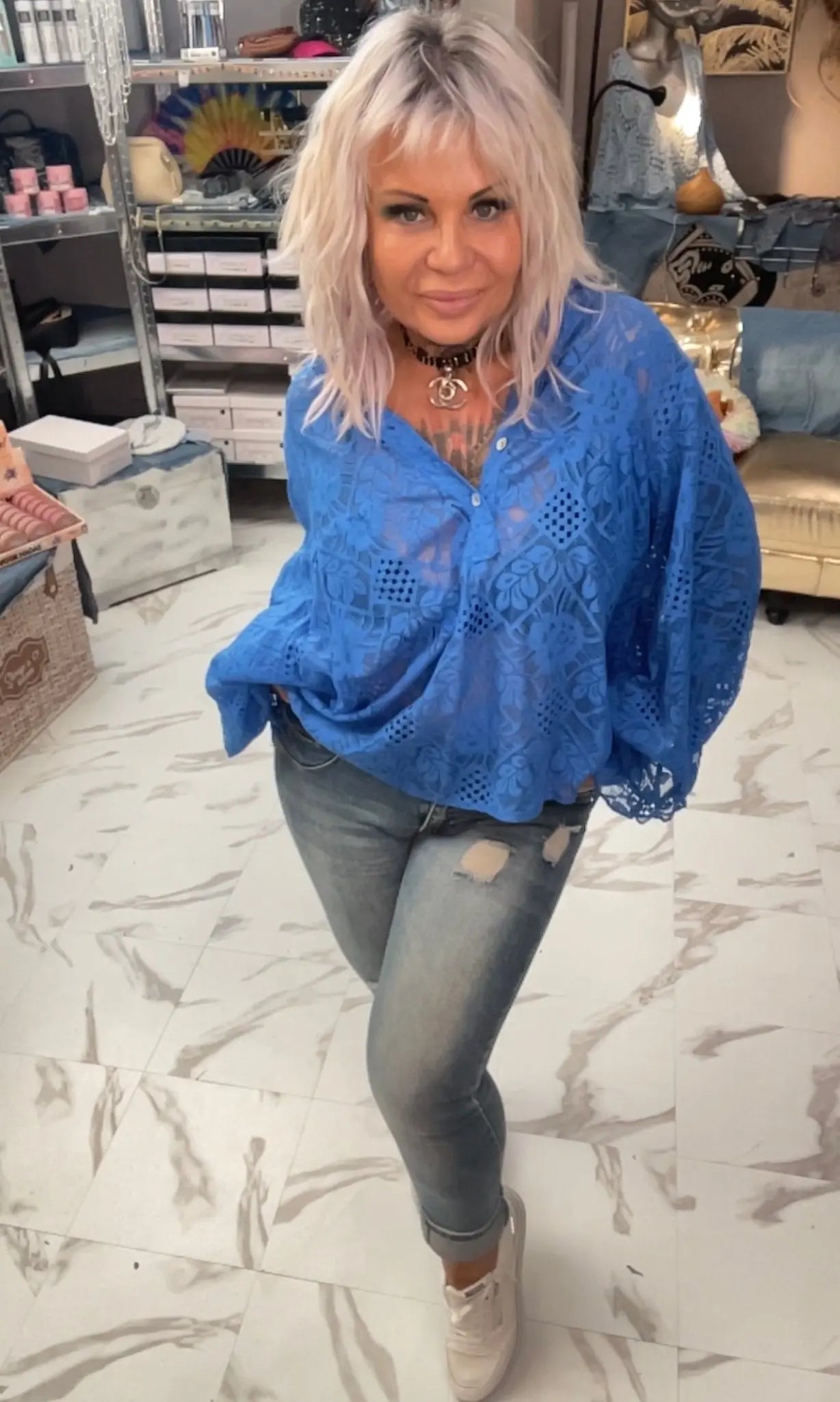 Blouse dentelle - L'autre mode