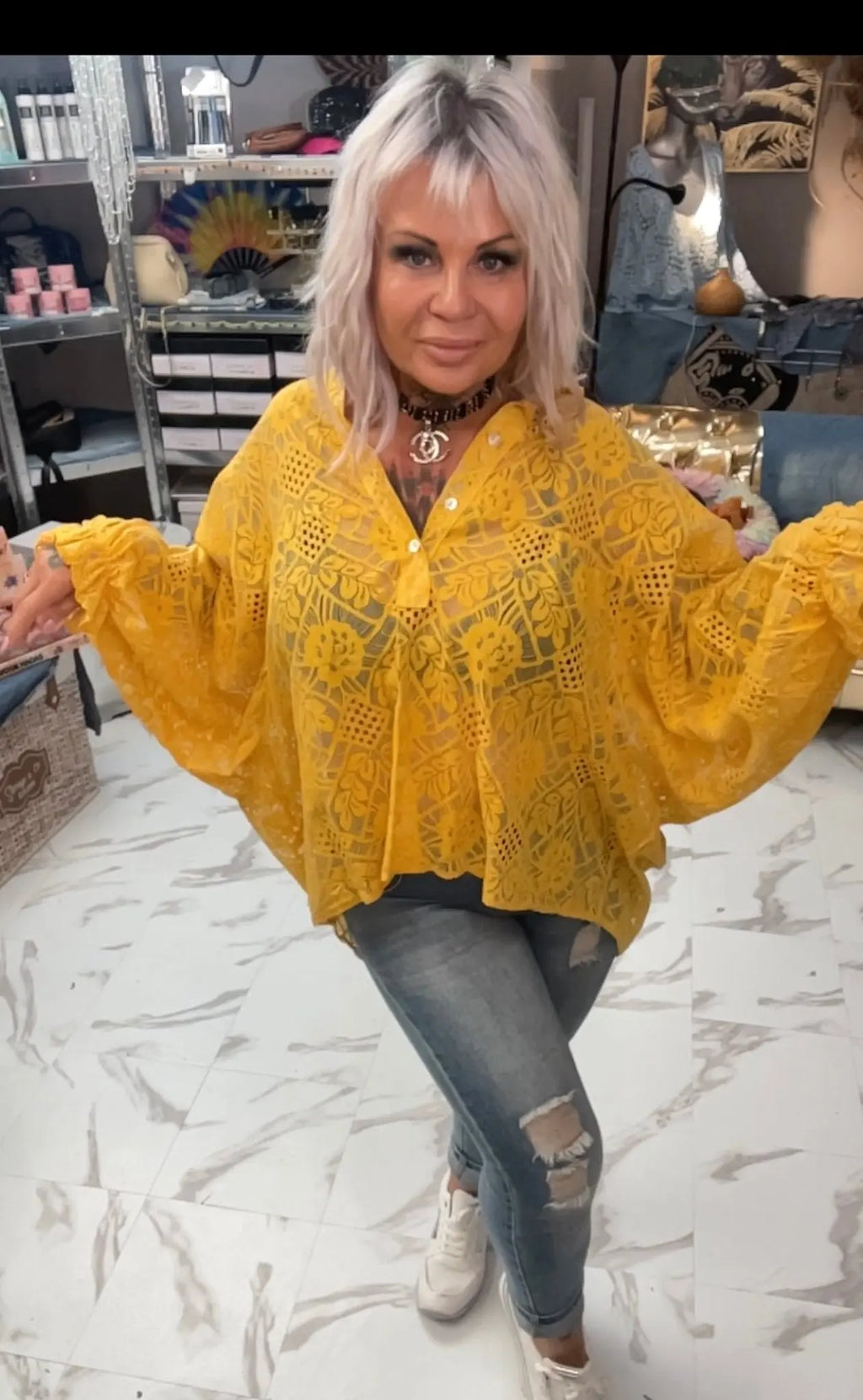 Blouse dentelle - L'autre mode