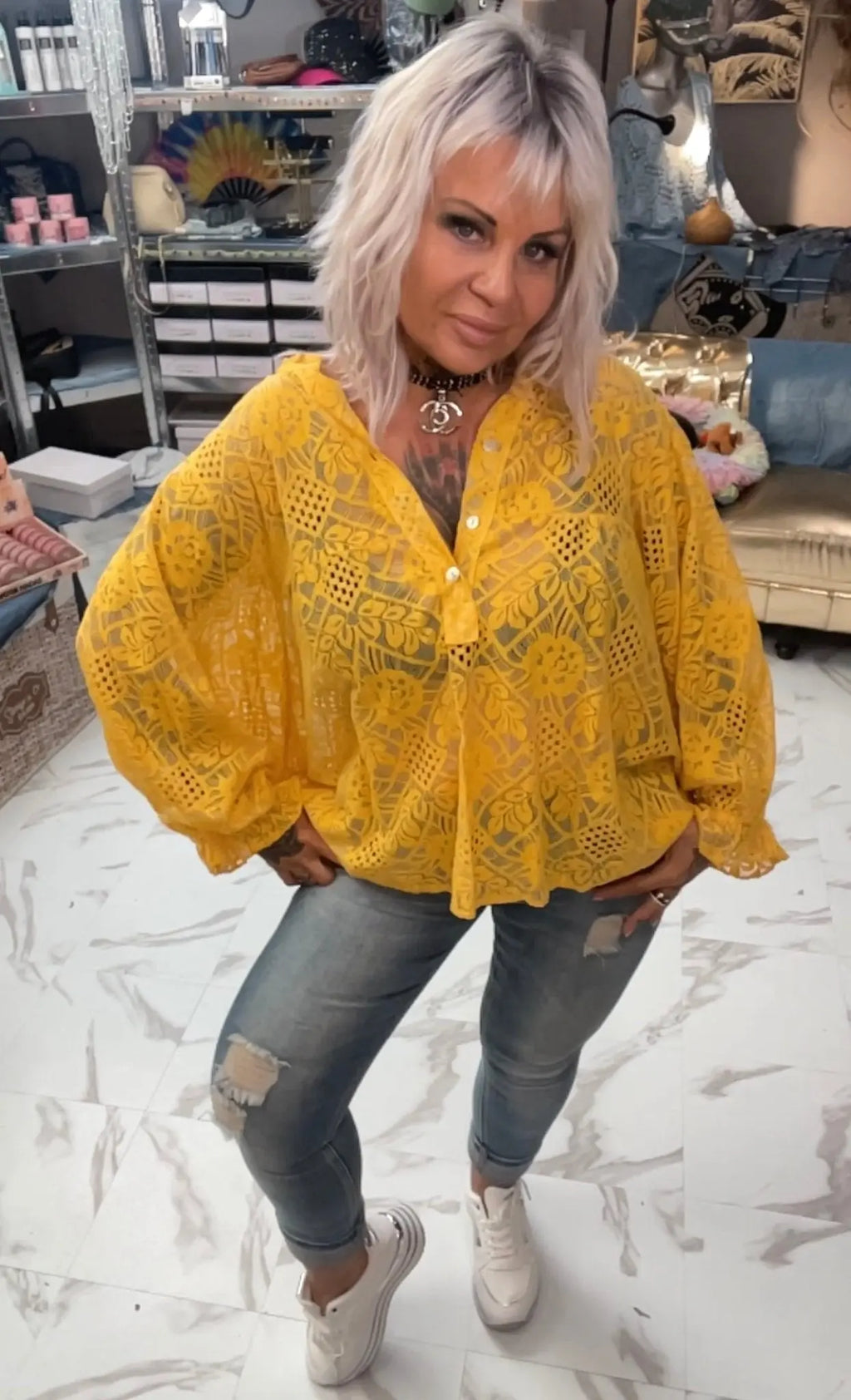 Blouse dentelle - L'autre mode