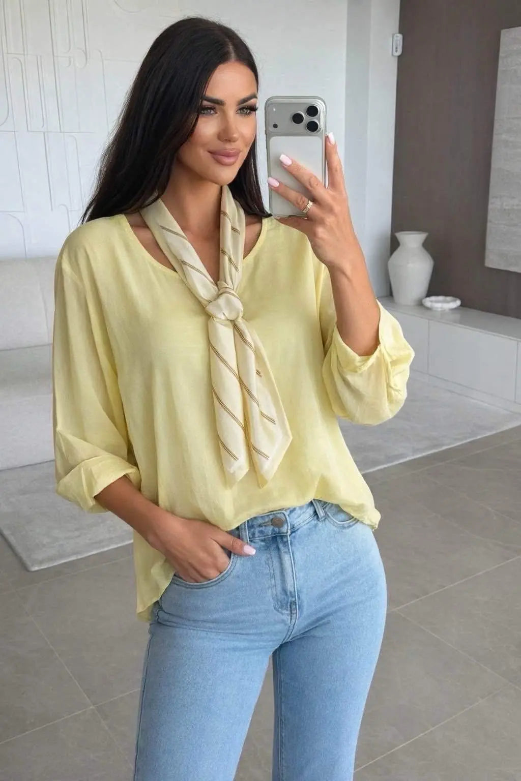 Blouse et son foulard - L'autre mode