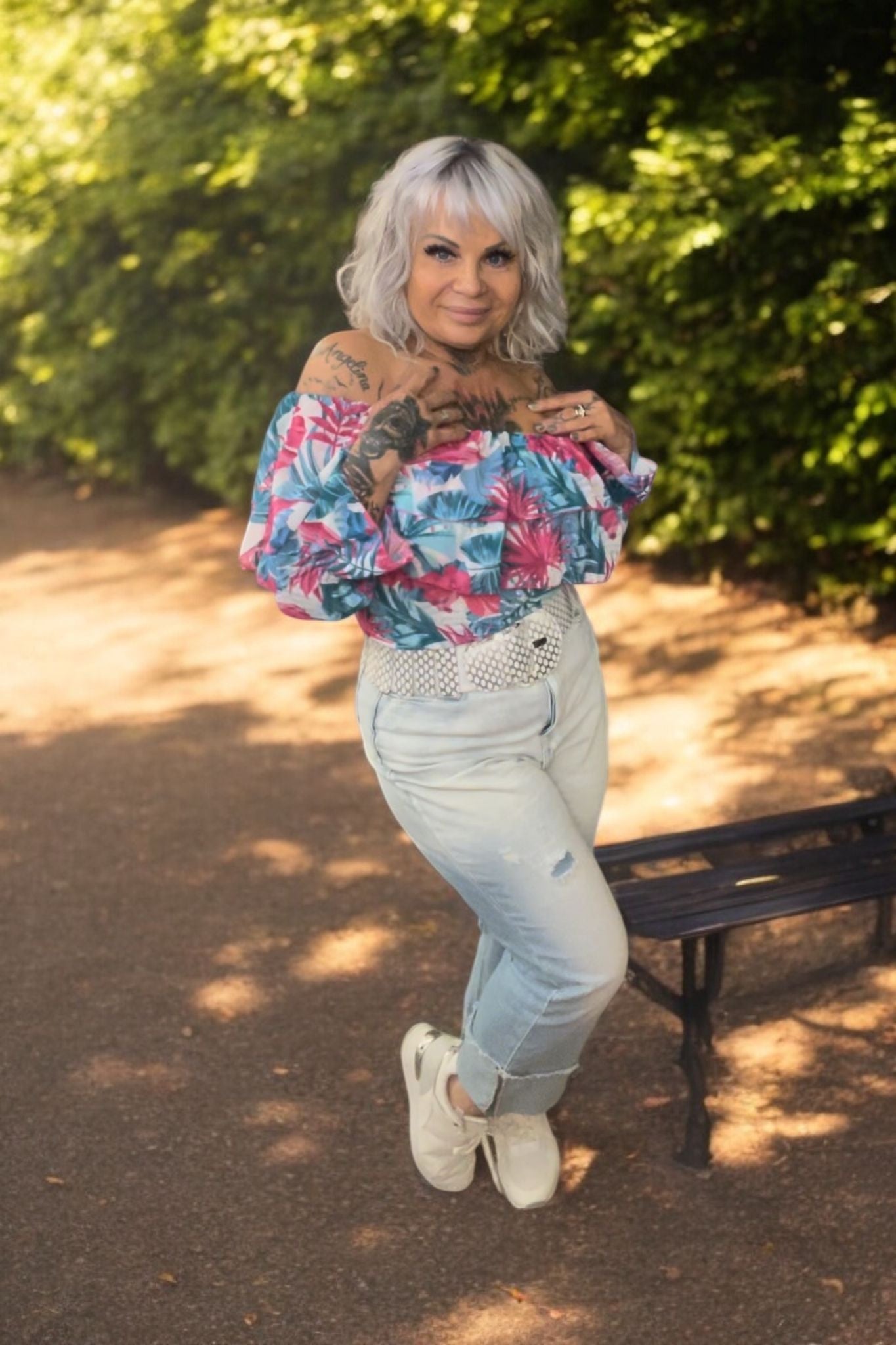 blouse fleurie - L'autre mode