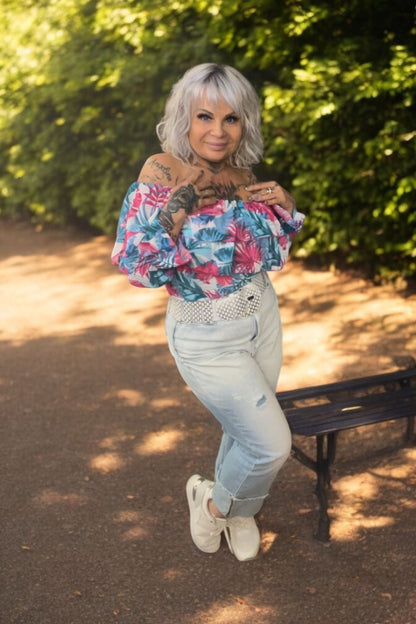 blouse fleurie - L'autre mode