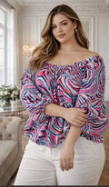 Blouse fluide vague - L'autre mode