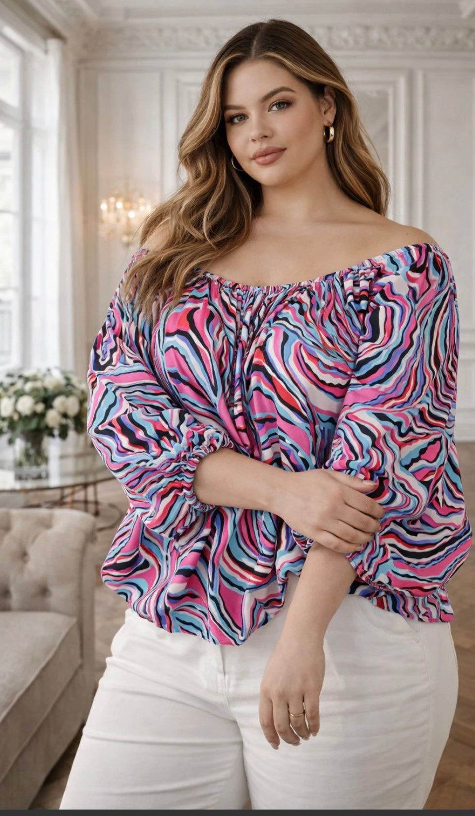 Blouse fluide vague - L'autre mode