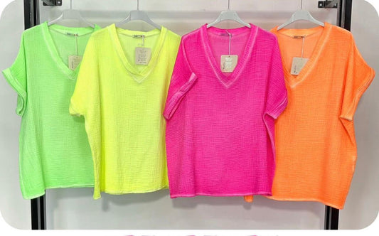 blouse fluogaze - L'autre mode