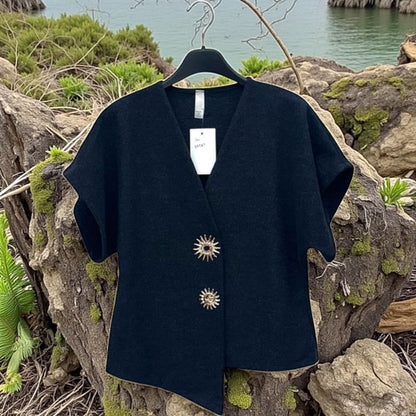 blouse gilet en décalé - L'autre mode