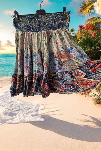 BLOUSE /JUPE MULTI SOIE - L'autre mode