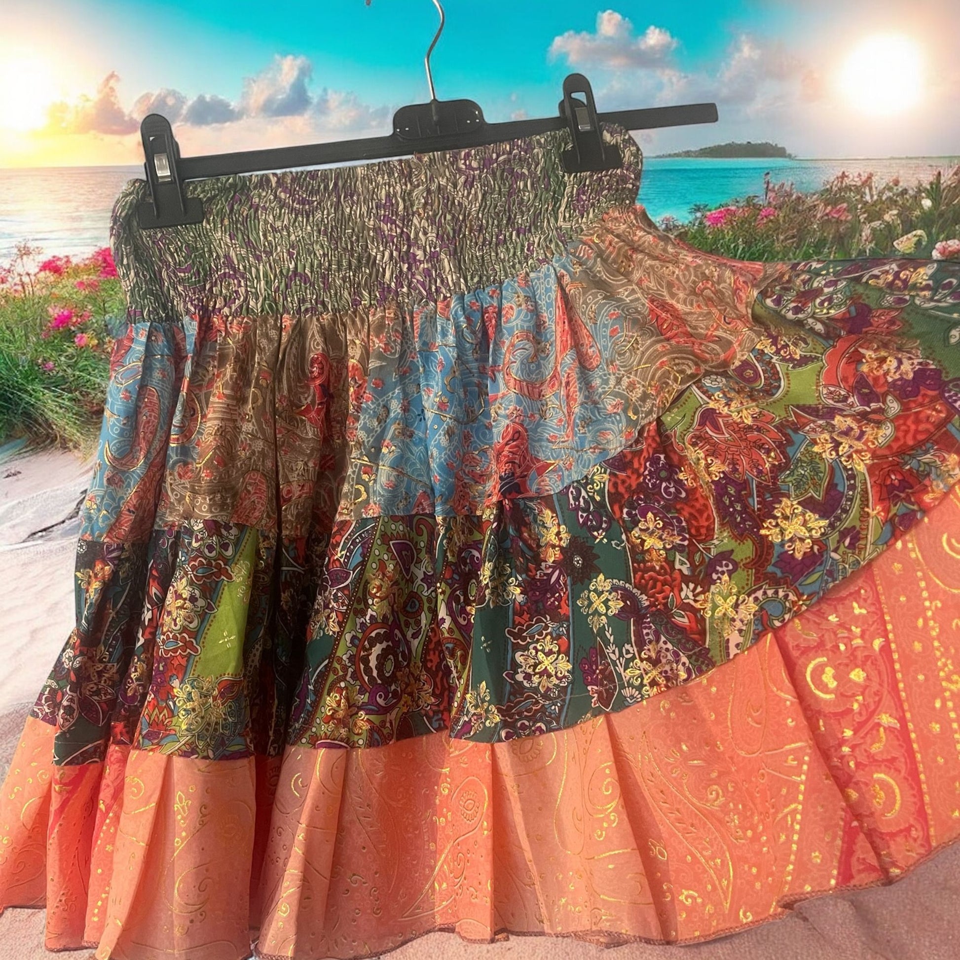 BLOUSE /JUPE MULTI SOIE - L'autre mode