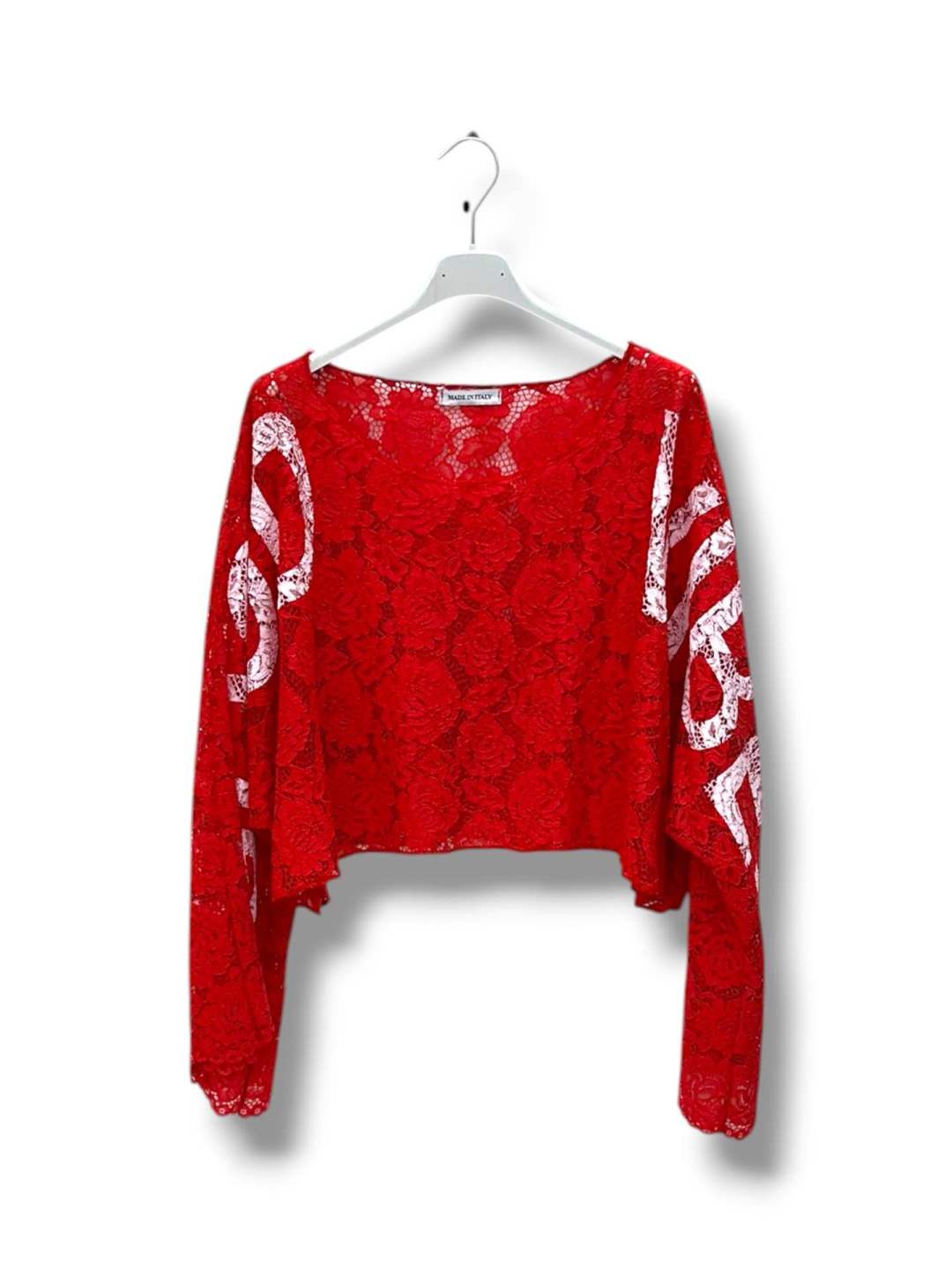 blouse surpull dentelle - L'autre mode