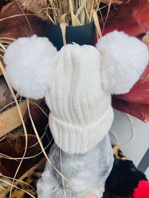 BONNET DOUBLE POMPOMS - L'autre mode