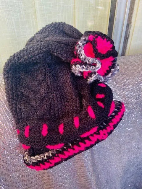 BONNET EN LAINE RE - L.Y.S. - L'autre mode