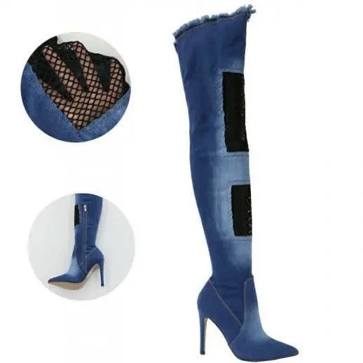 BOTTES EN JEANS - L'autre mode