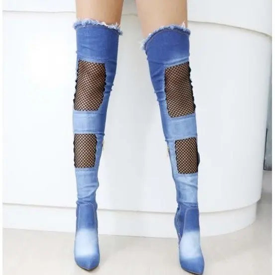BOTTES EN JEANS - L'autre mode
