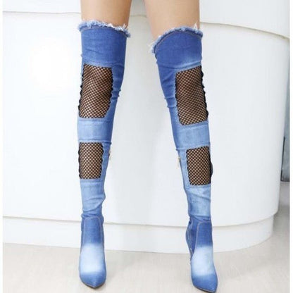 BOTTES EN JEANS - L'autre mode