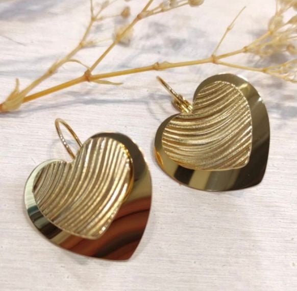 boucles d oreilles mon coeur(réservées) - L'autre mode
