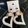 Boucles d'oreilles cœur tendre - L'autre mode