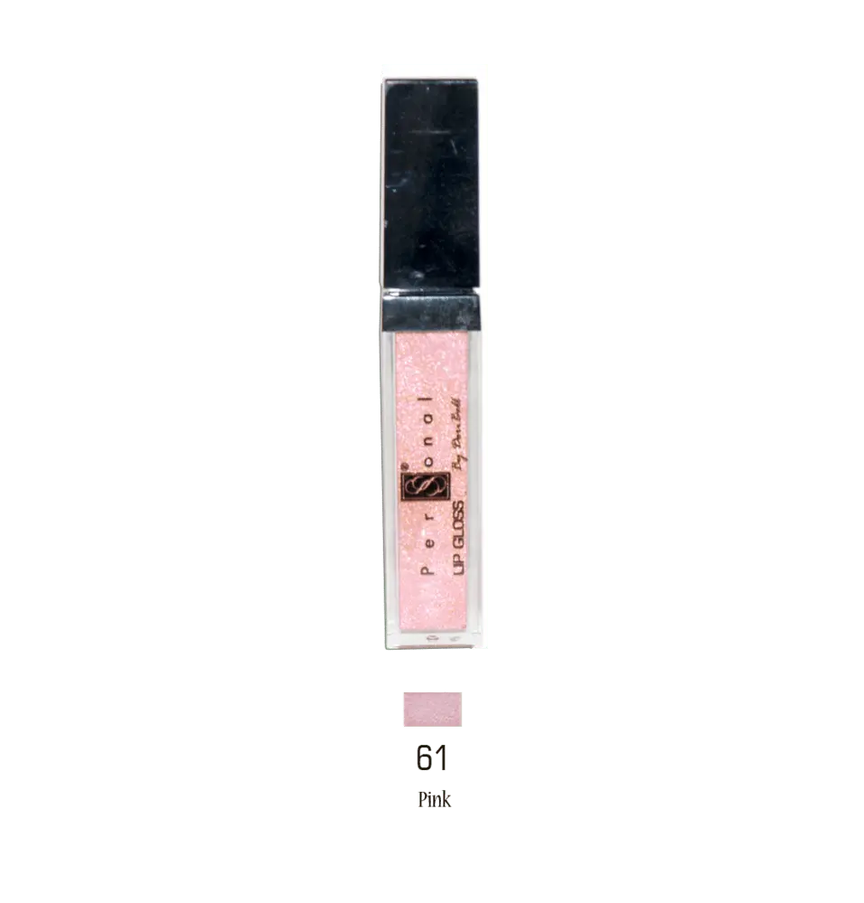 Brillant à lèvres hydratant avec pinceau rose - L'autre mode