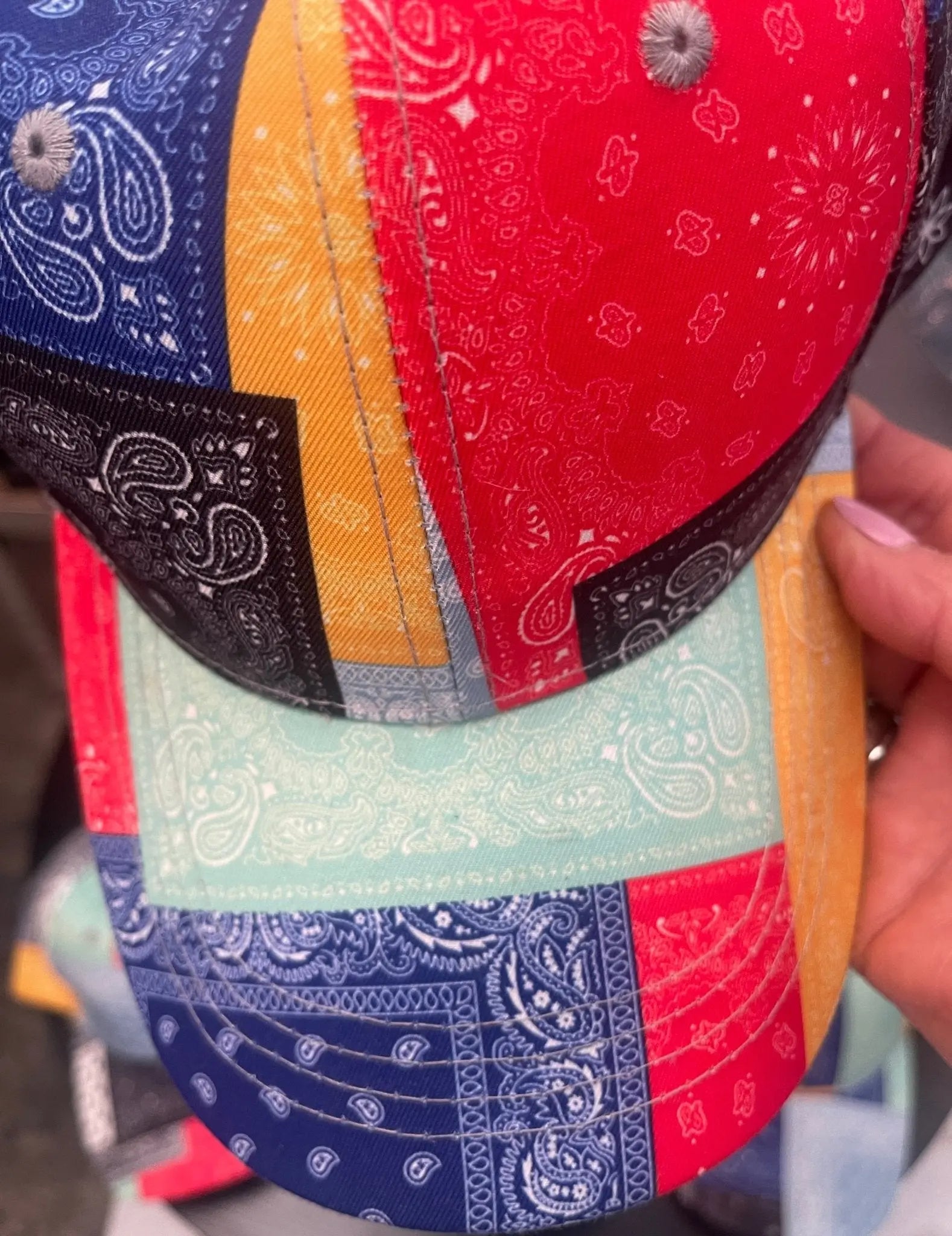 CASQUETTE MOTIFS BANDANA - L'autre mode