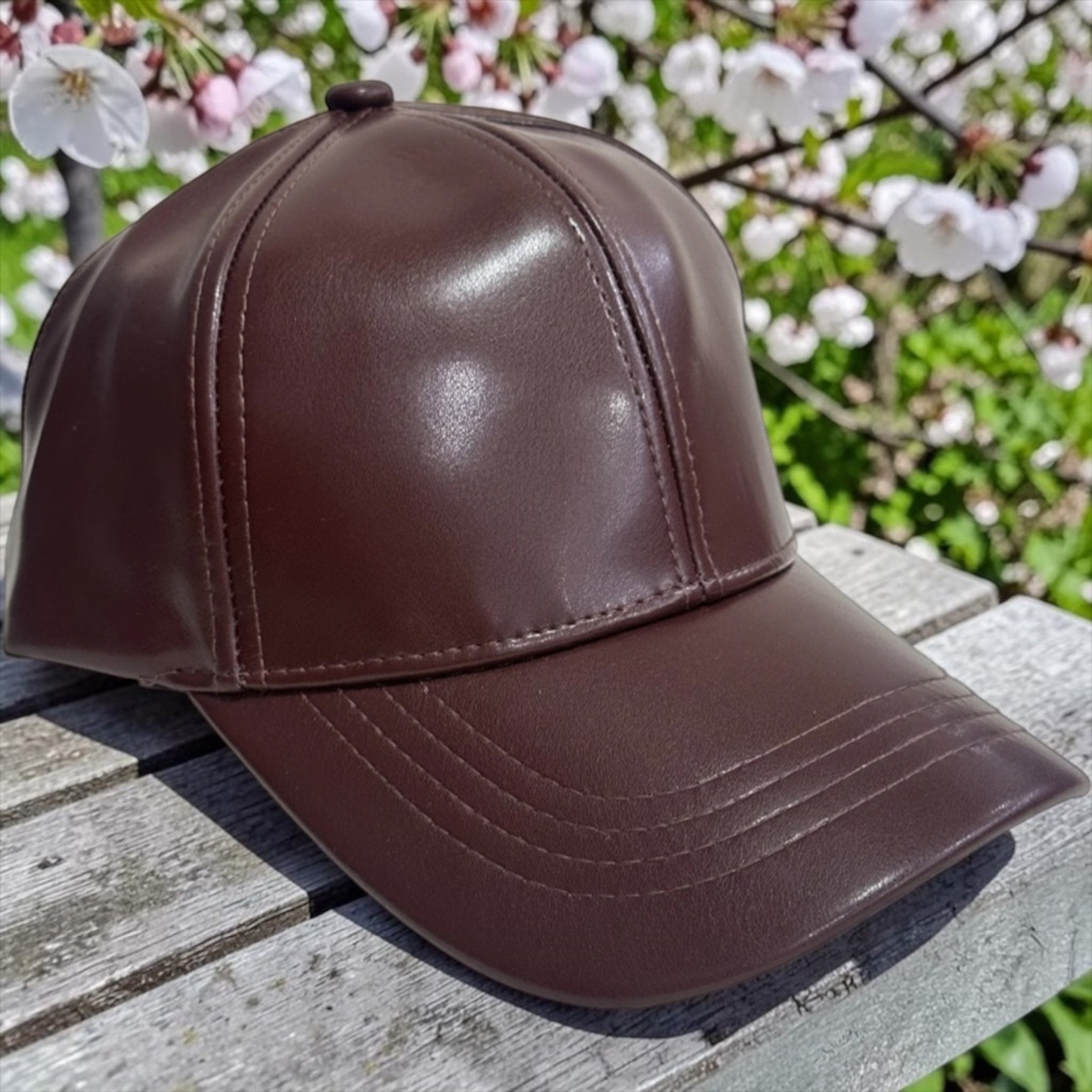casquette simili cuir - L'autre mode