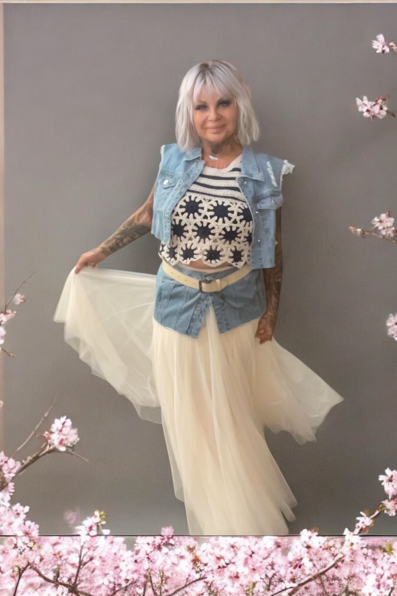 ceinture crunchy jeans style - L'autre mode