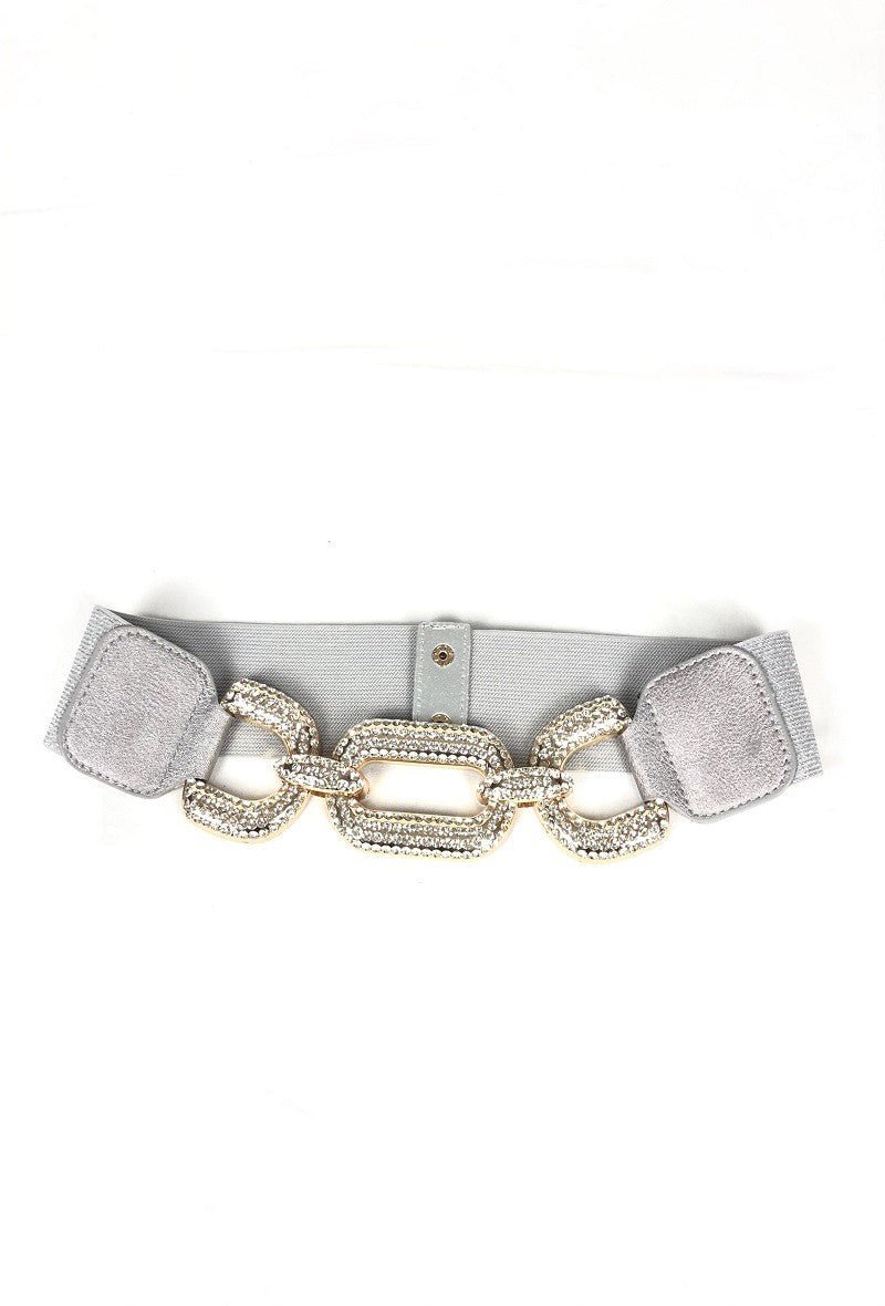 CEINTURE ÉLASTIQUE STRASS - L'autre mode