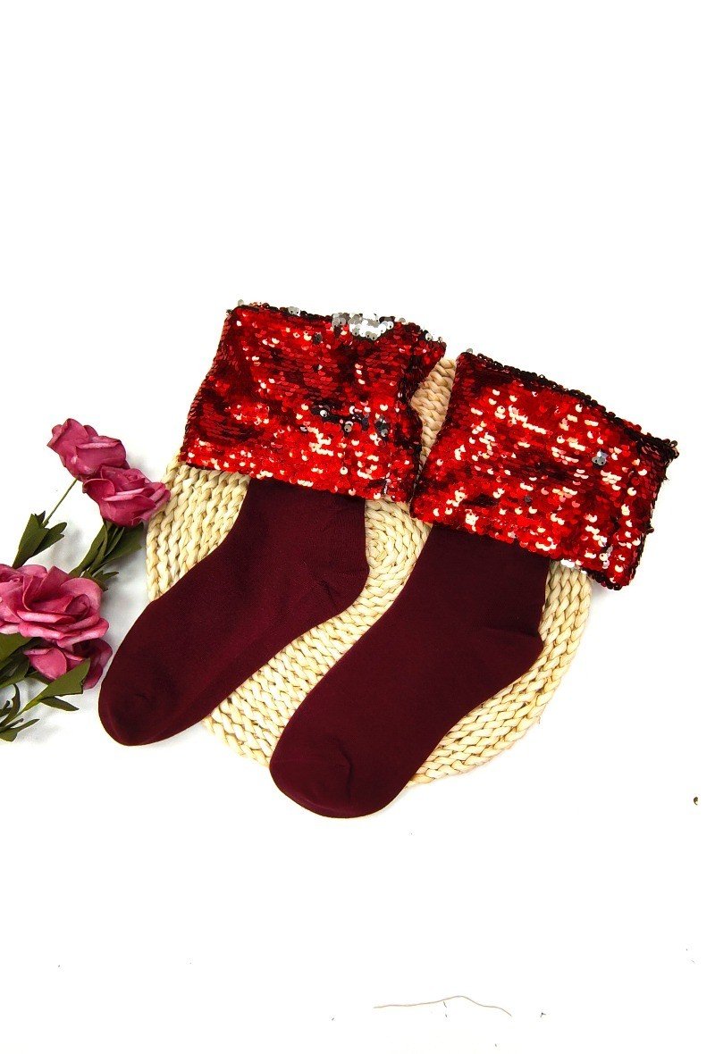 CHAUSSETTES AVEC SEQUINS - L'autre mode
