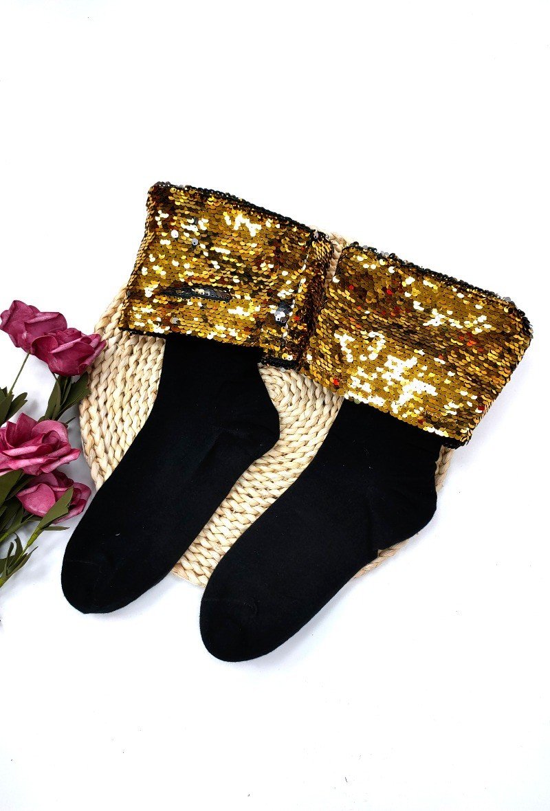 CHAUSSETTES AVEC SEQUINS - L'autre mode