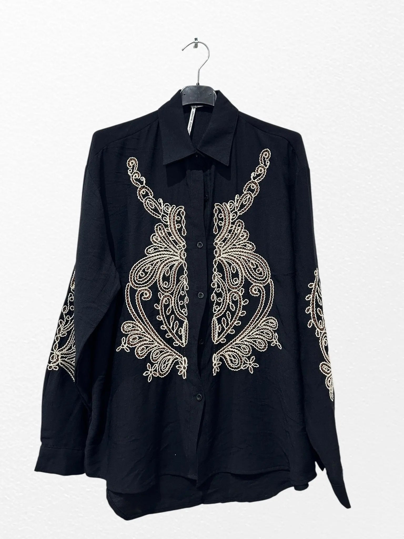 Chemise broderie de Venise - L'autre mode