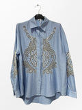Chemise broderie de Venise - L'autre mode