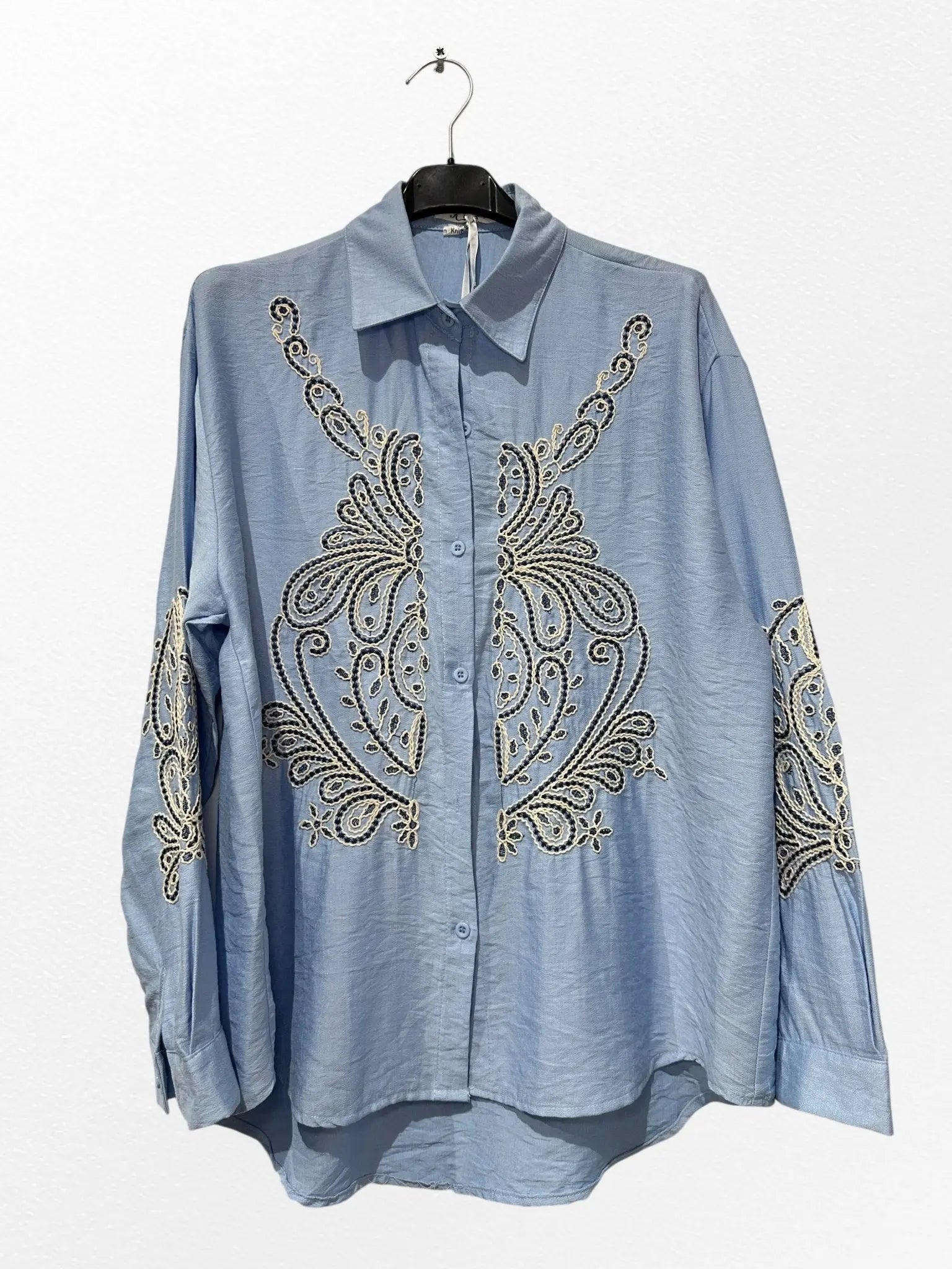 Chemise broderie de Venise - L'autre mode