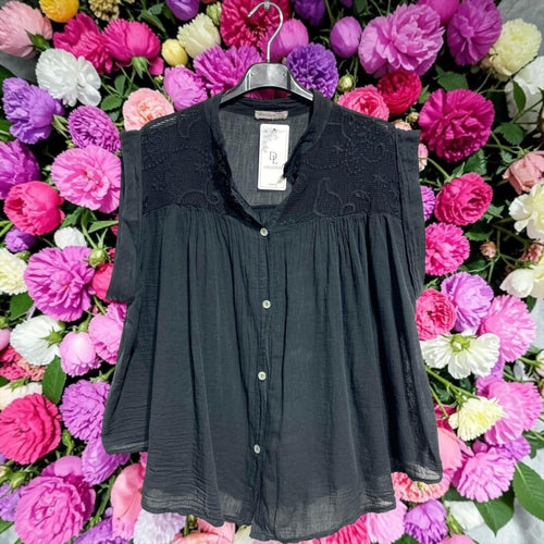 Chemise évasée voile de coton - L'autre mode