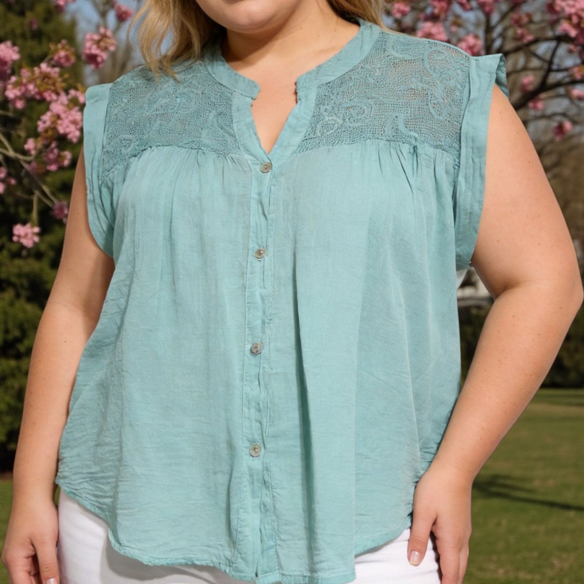 Chemise évasée voile de coton - L'autre mode