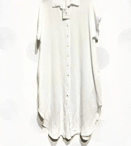 Chemise longue gaz de coton - L'autre mode