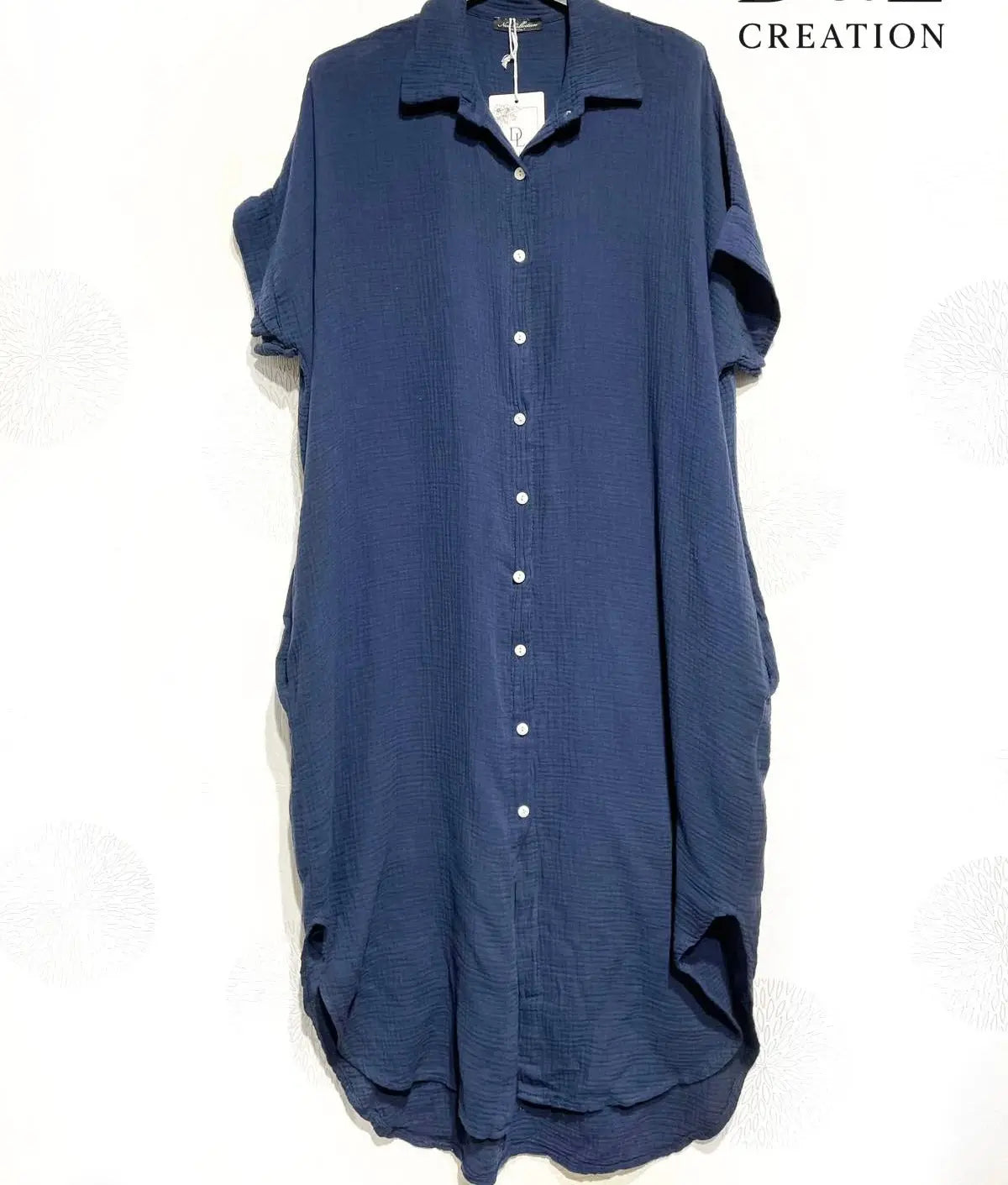 Chemise longue gaz de coton - L'autre mode