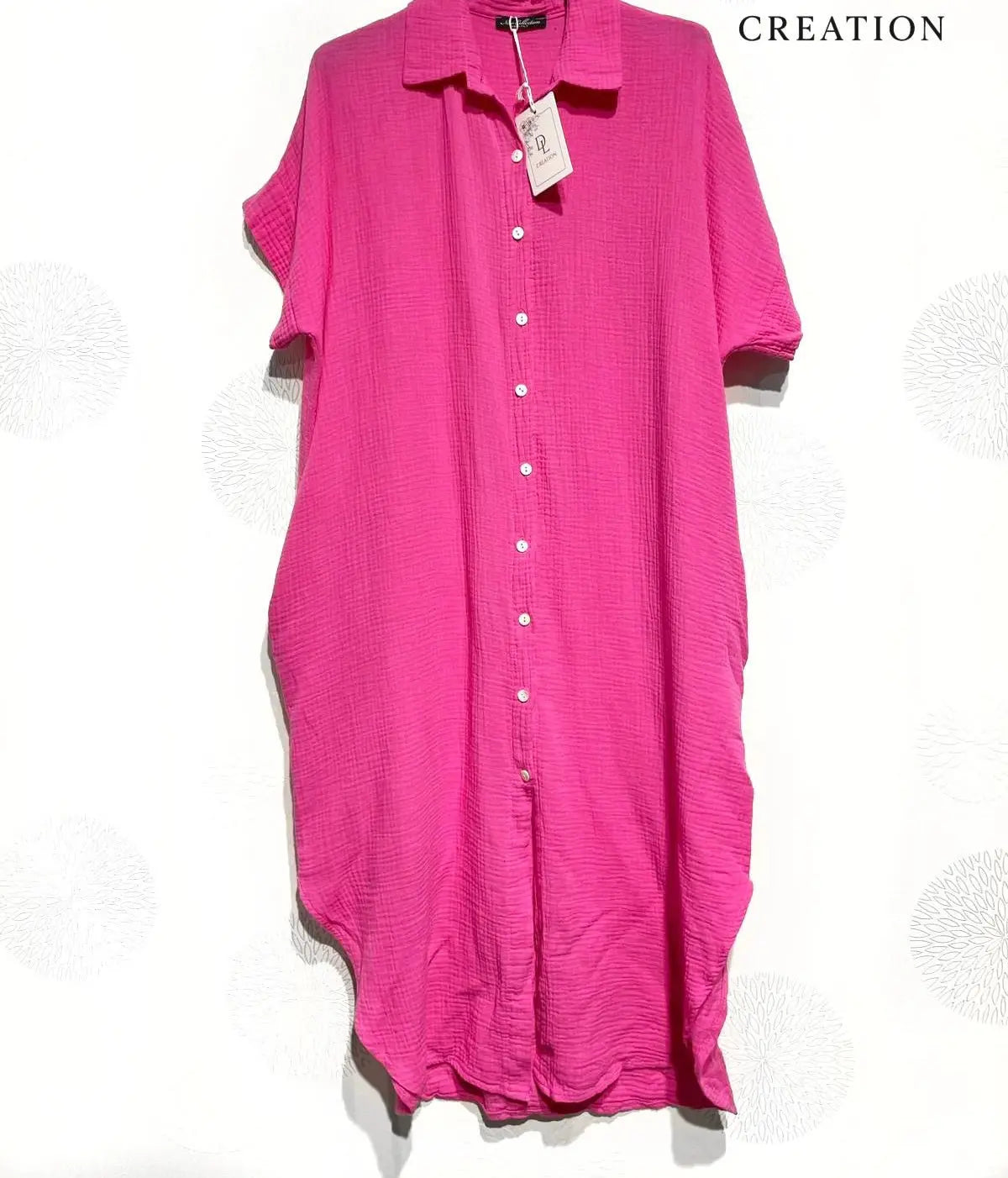 Chemise longue gaz de coton - L'autre mode