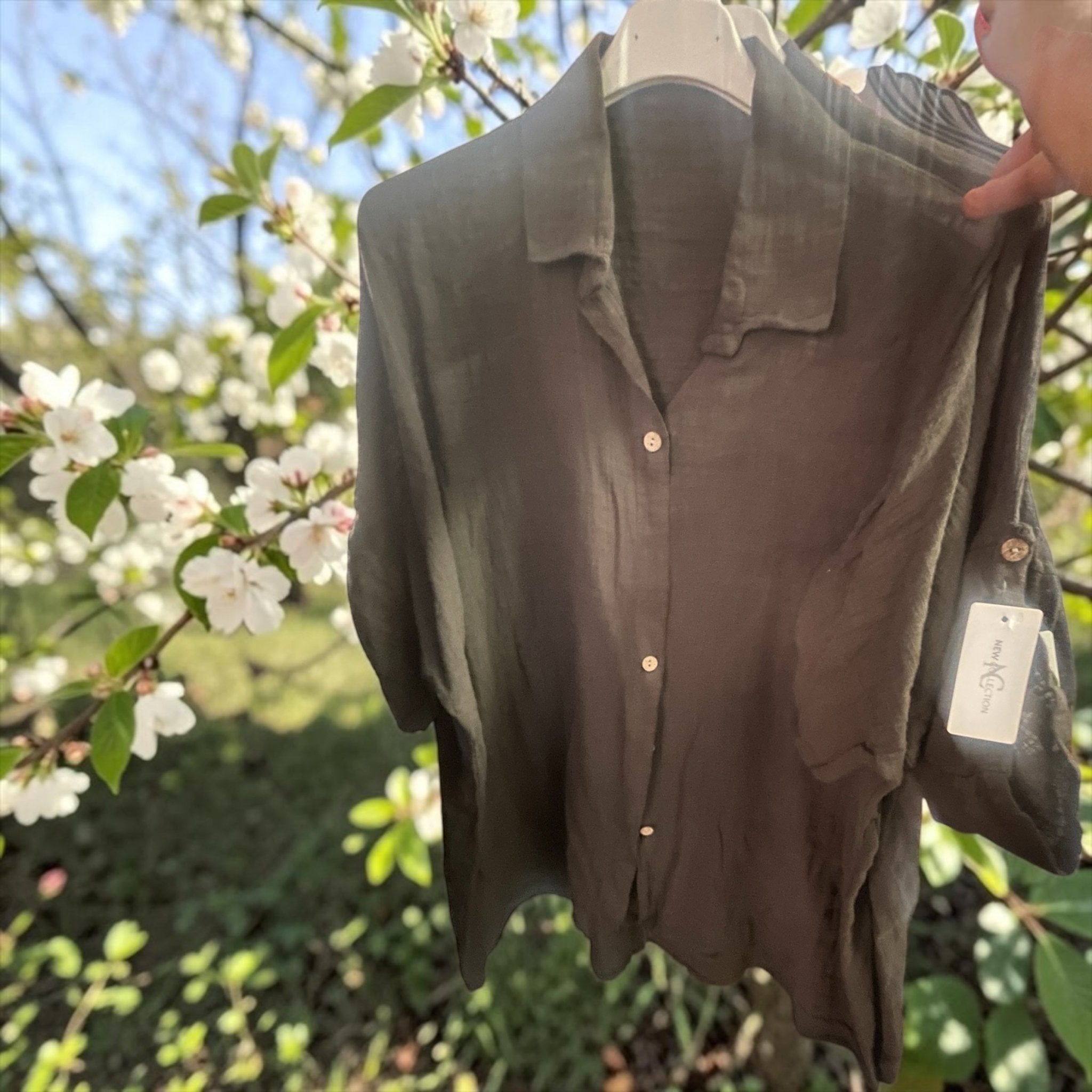 Chemise longue gaz de coton - L'autre mode