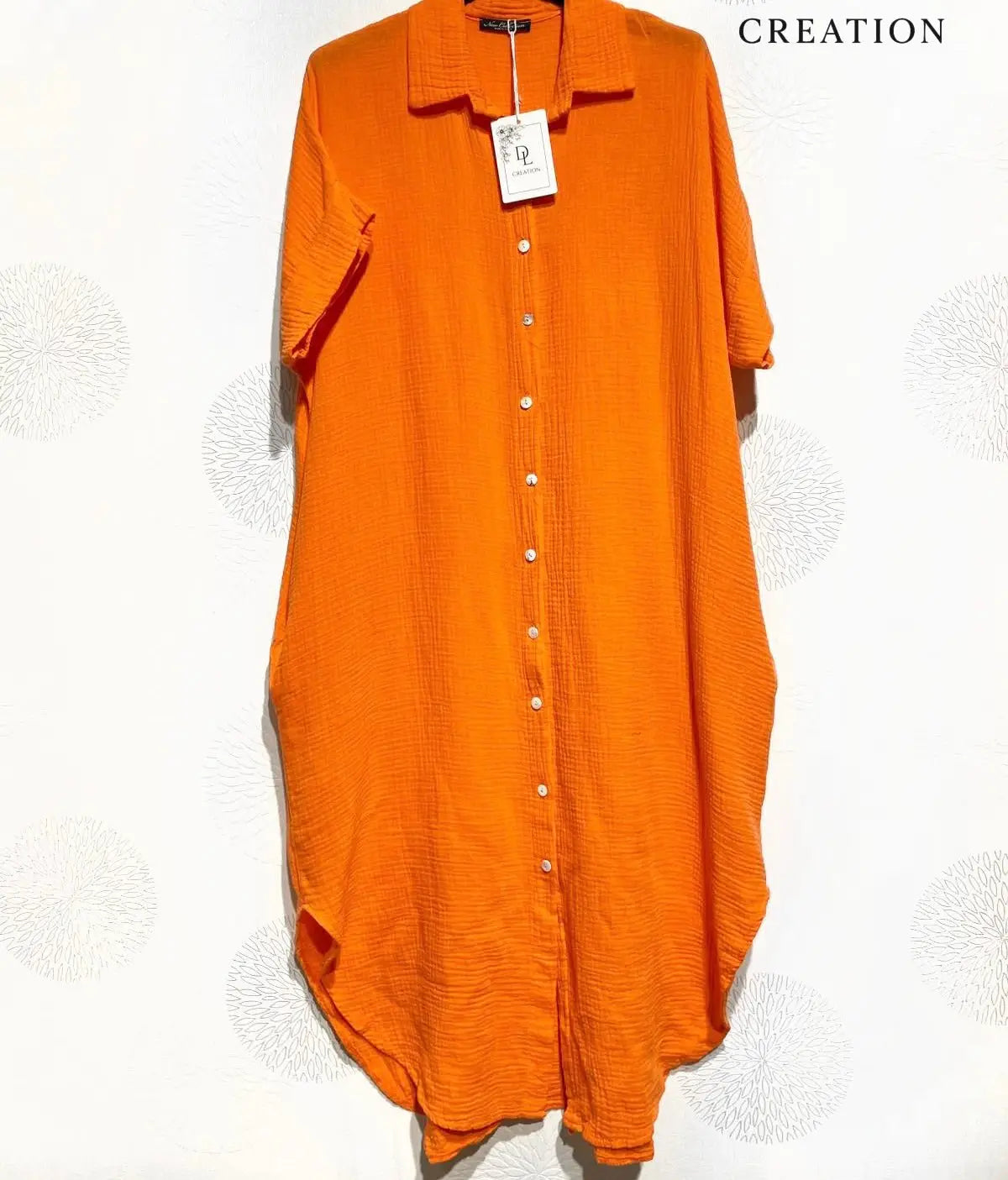 Chemise longue gaz de coton - L'autre mode