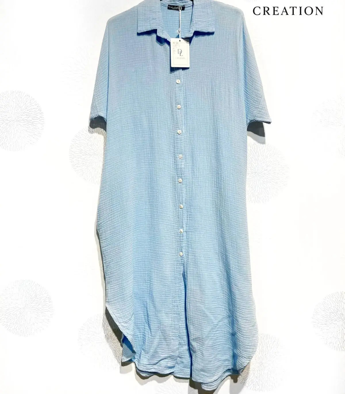 Chemise longue gaz de coton - L'autre mode