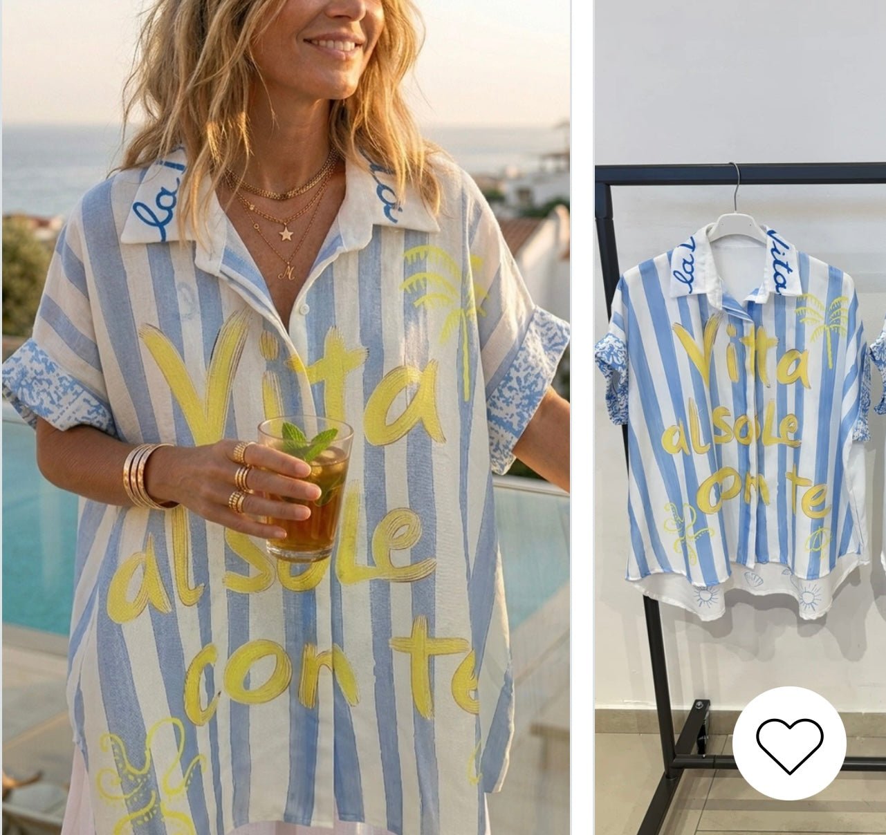 Chemise love & pastel - L'autre mode